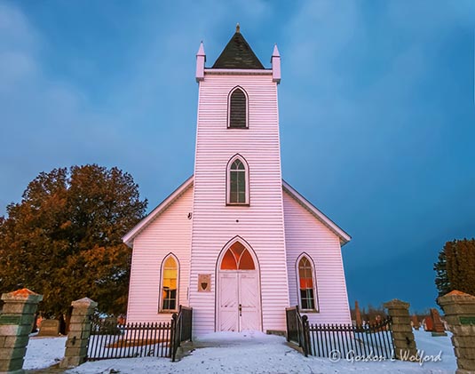 Wolford Chapel At Sunrise P1020182