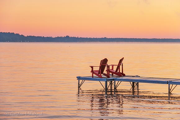 Muskoka (Adirondack) Chairs At Sturgeon Lake 90D-01699