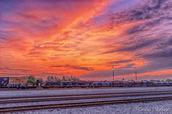 Rail Yard Sunrise 90D-03184-8