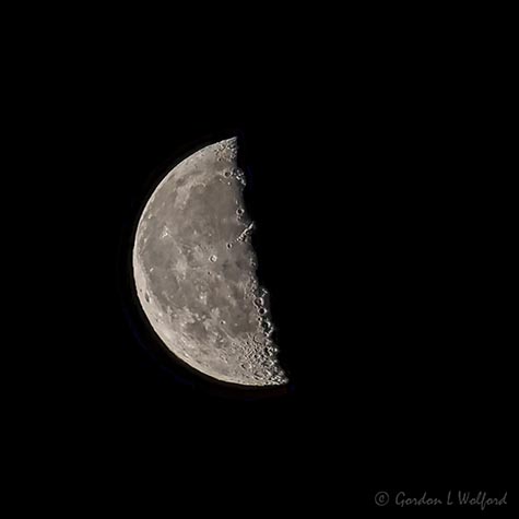 Waning Half Last Quarter Moon 90D17819