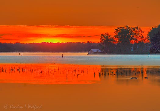 Clouded Sunrise Beyond Rideau Canal 90D35905-9