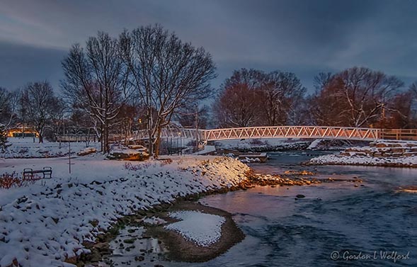 Duck Island Footbridge At Dawn 90D43412-6