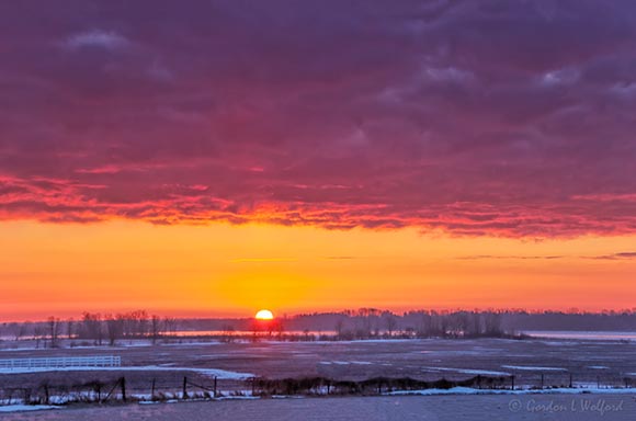 Sunrise Beyond Distant Rideau Canal 90D60127-31