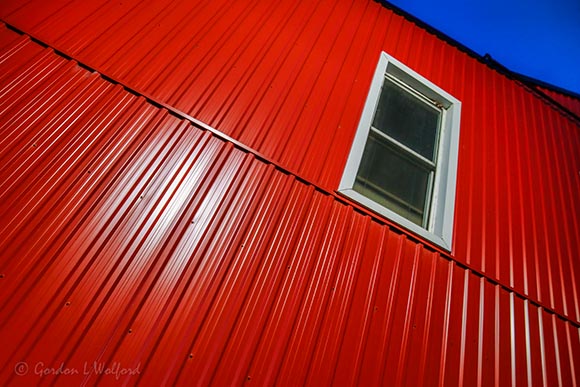 Red Wall, White Window, Blue Sky 90D64697