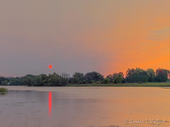 Red Sun Rising Through Cloud DSCN147429-31