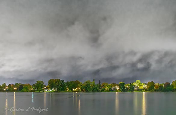 Rain Clouds Over Lower Reach At Night 90D88733-37