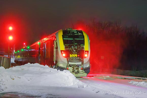 VIA Rail Train 41 Departing Station 90D100805