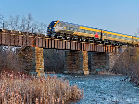 VIA Rail Train 41 Crossing The Rideau 90D107707