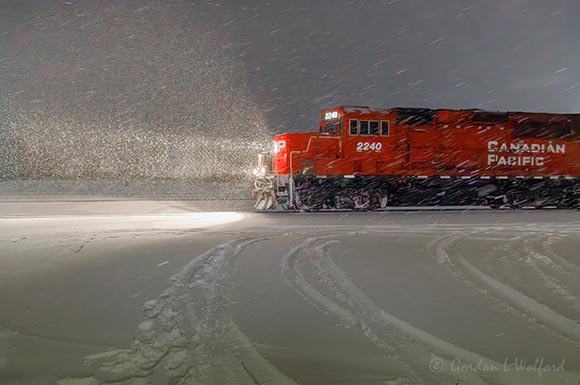 Night Train In Snowstorm 90D134094