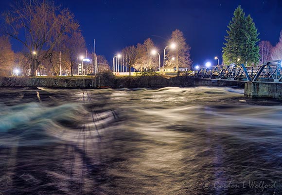 Old Mill Channel At Night 90D147823