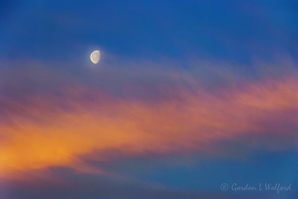 Moon Beyond Cloud At Sunrise 90D151251