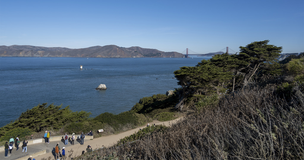 Hiking the California Coastal trail to the Golden Gate bridge