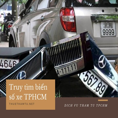 Dịch vụ thm tử truy tm biển số xe tại TPHCM