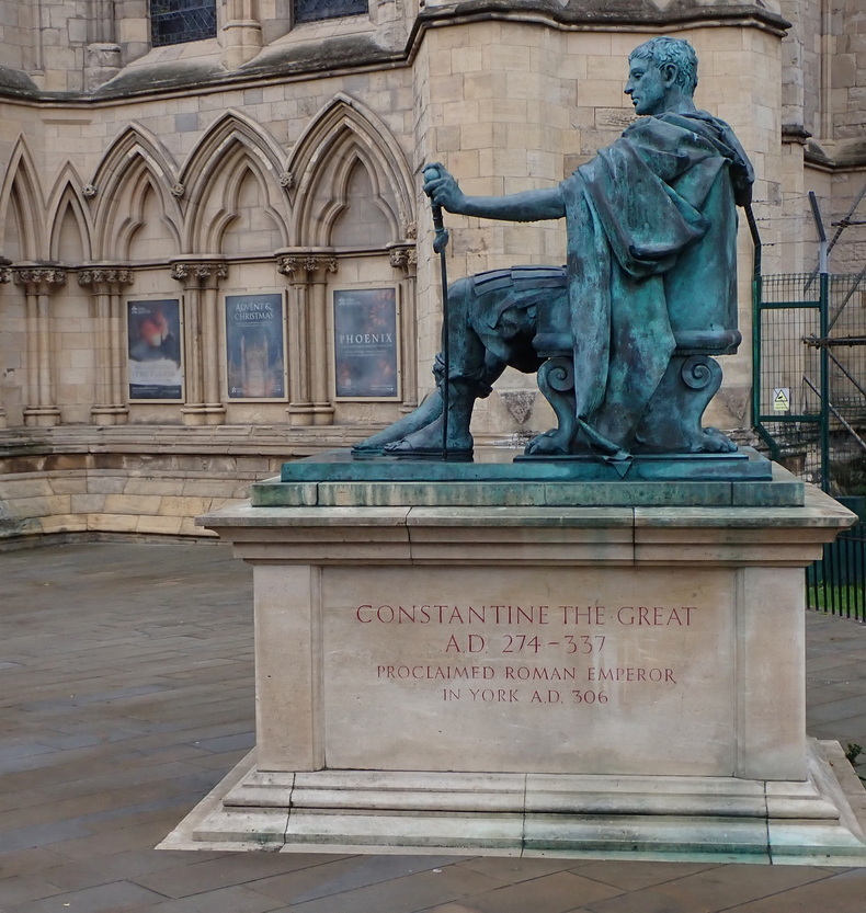Constantine the Great outside York Minster