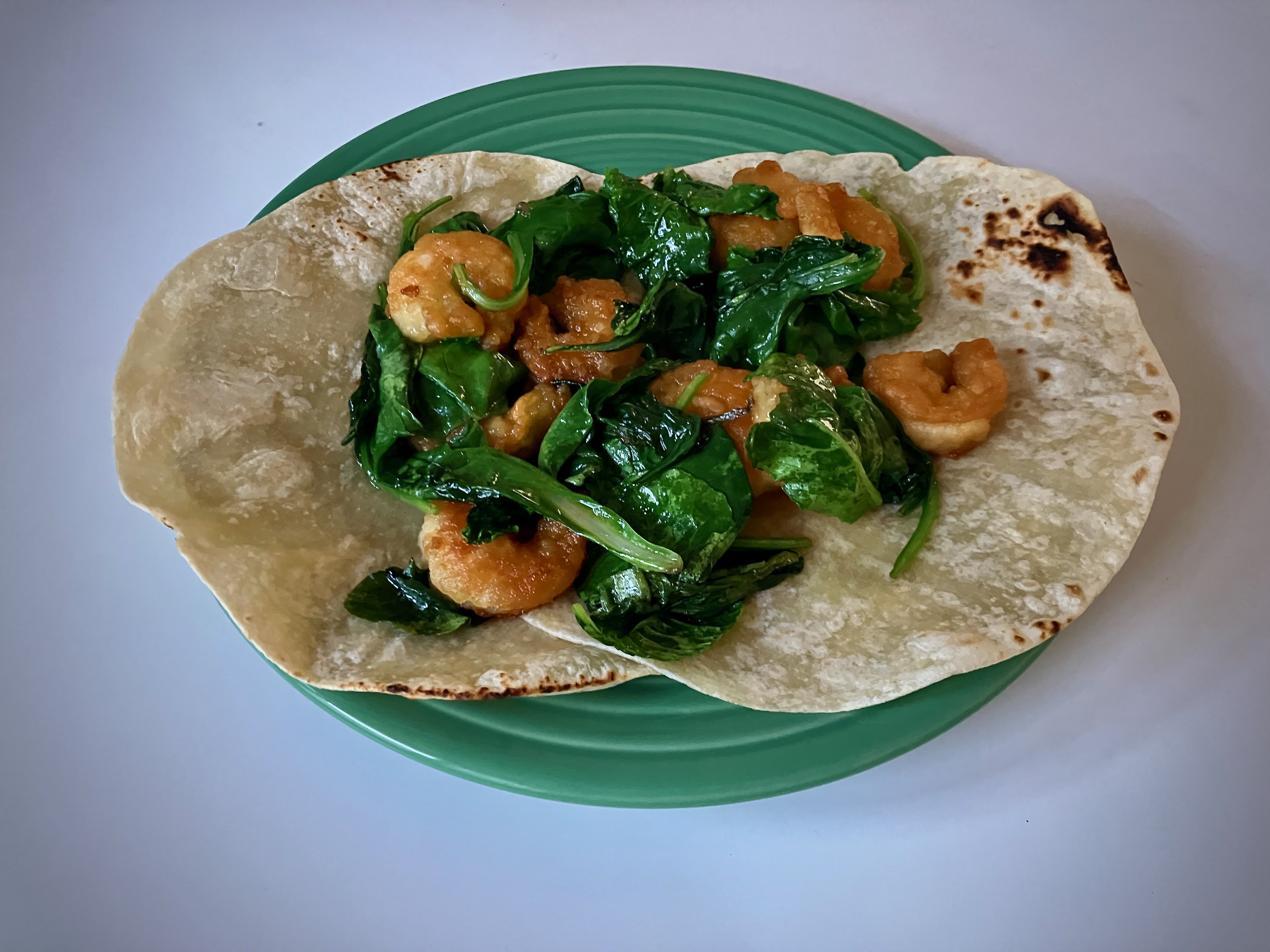 Shrimp and Power Greens