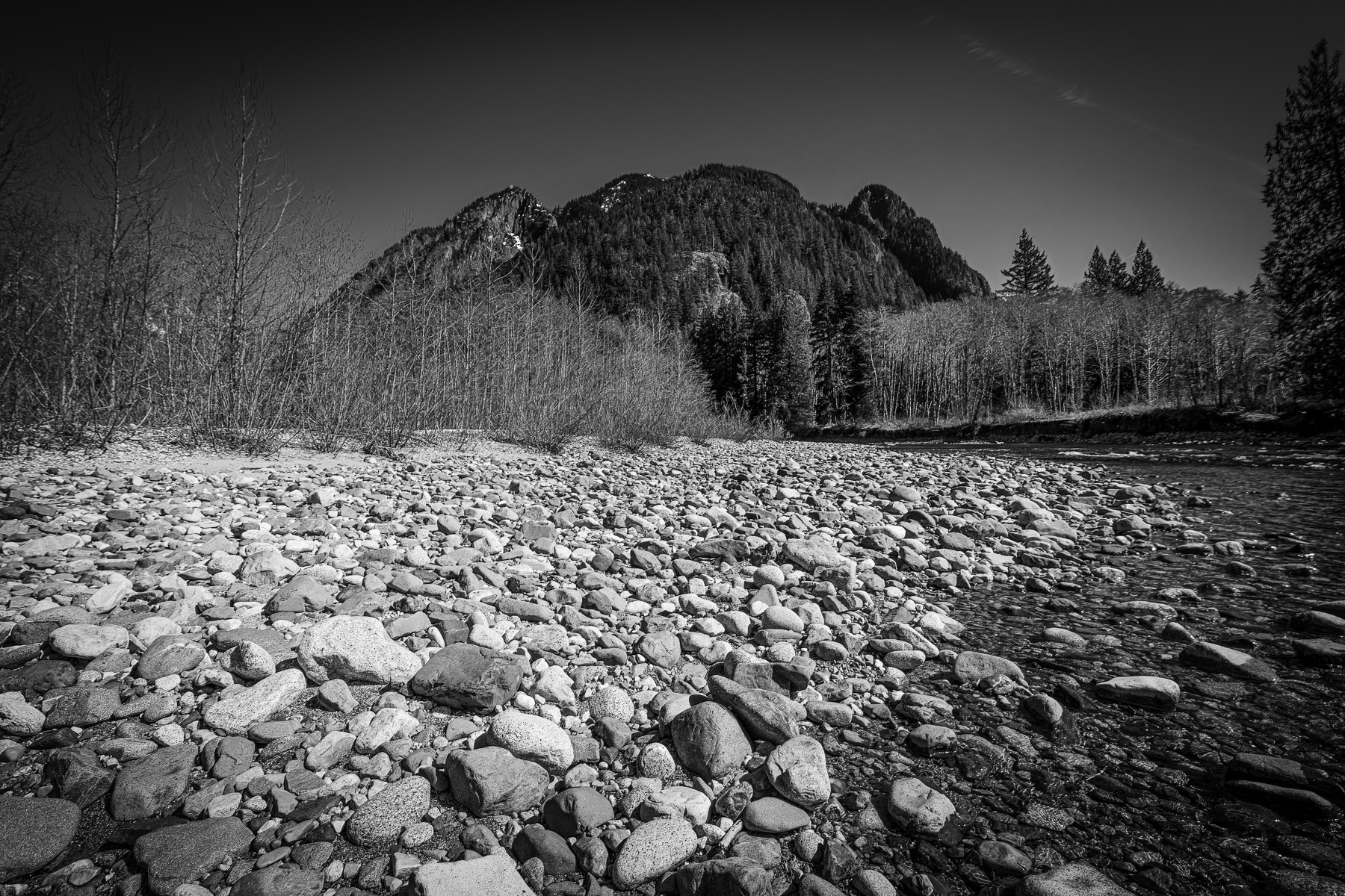 Middle Fork Monochrome