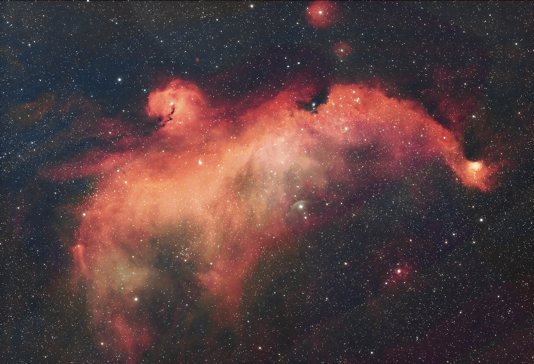 Seagull Nebula -  IC 2177  in Monoceros