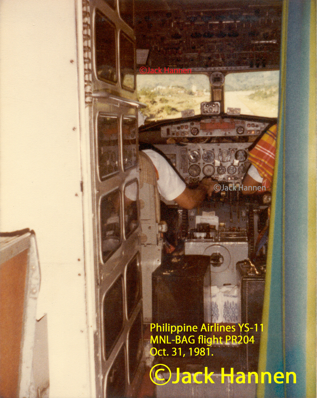Philippine Airlines flight PR204 MNL-BAG - short finals