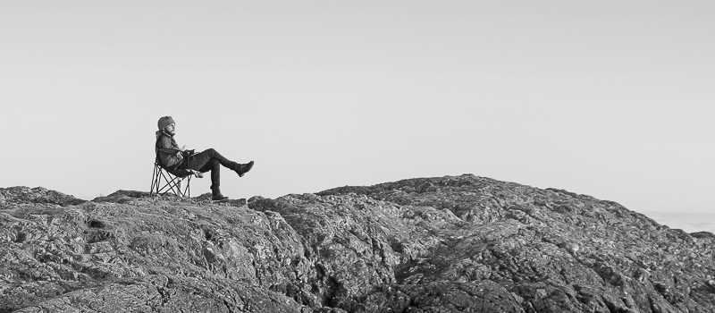 Enjoying Life on a Rock