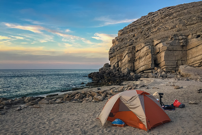 OVER NIGHT BEACH CAMPING