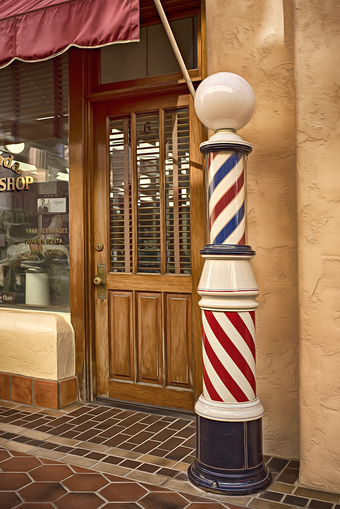 Barber Shop Santa Barbara, California photo Brian Karl Werner