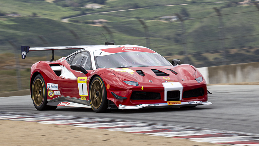 Ferrari at Laguna Seca Raceway 