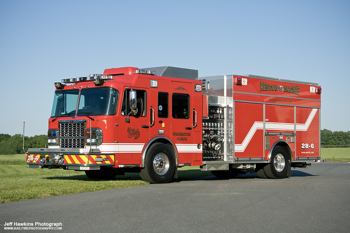 Wilmington Manor, DE - Rescue Engine 28-6