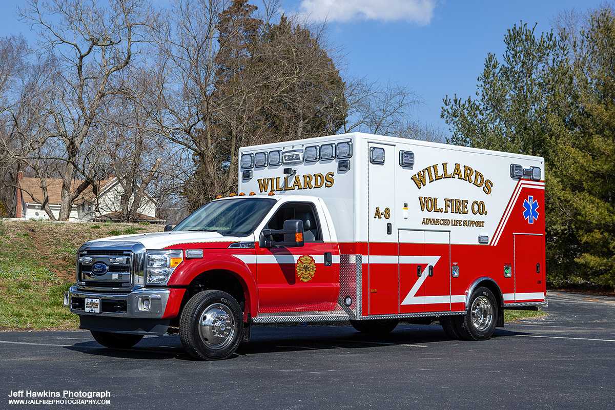 Willards, MD - Ambulance 8