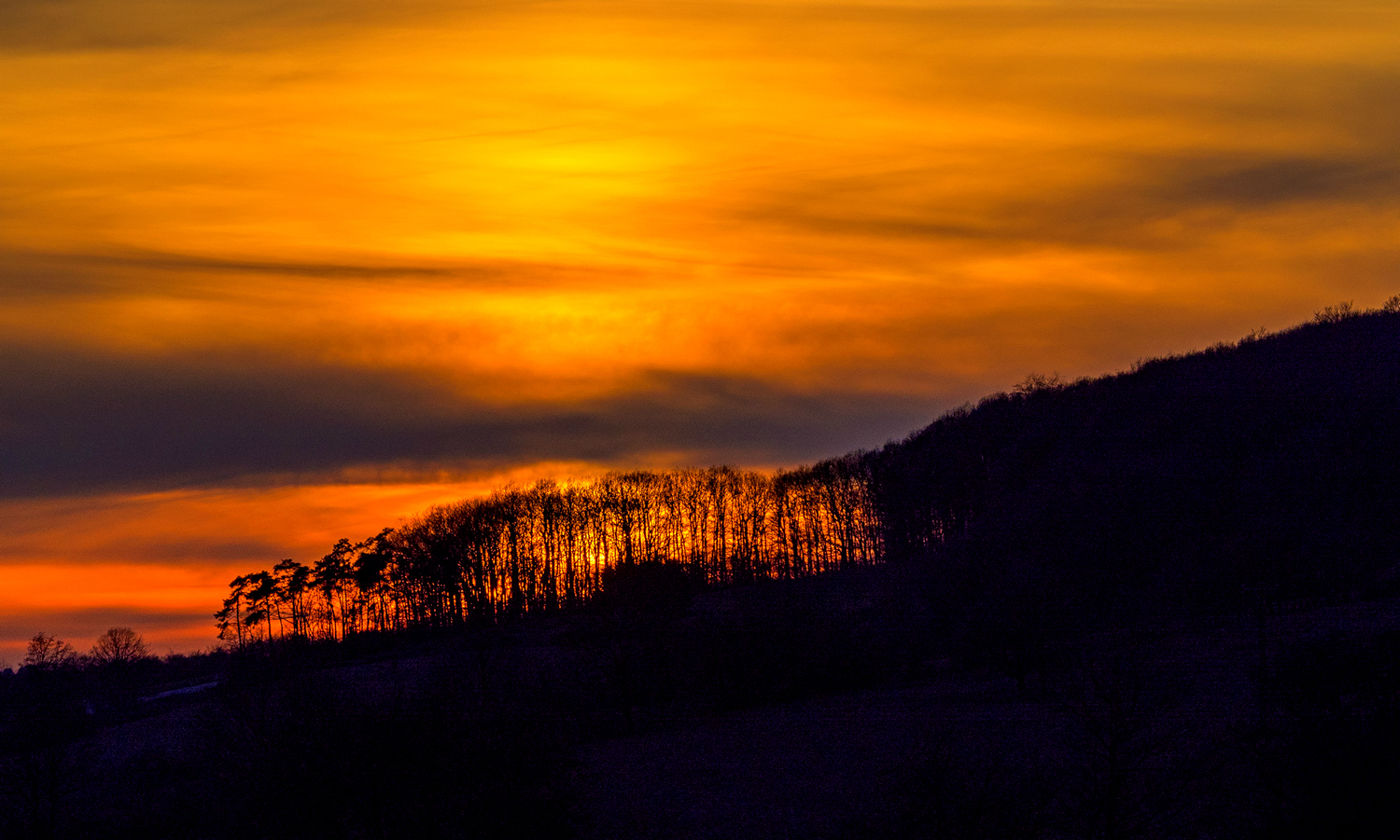 Cloudy Sundown