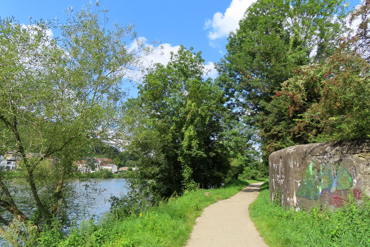 along the river Meuse