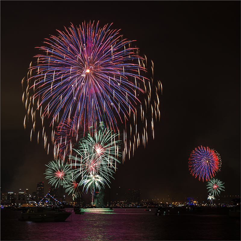 San Diego Bay Fireworks 2