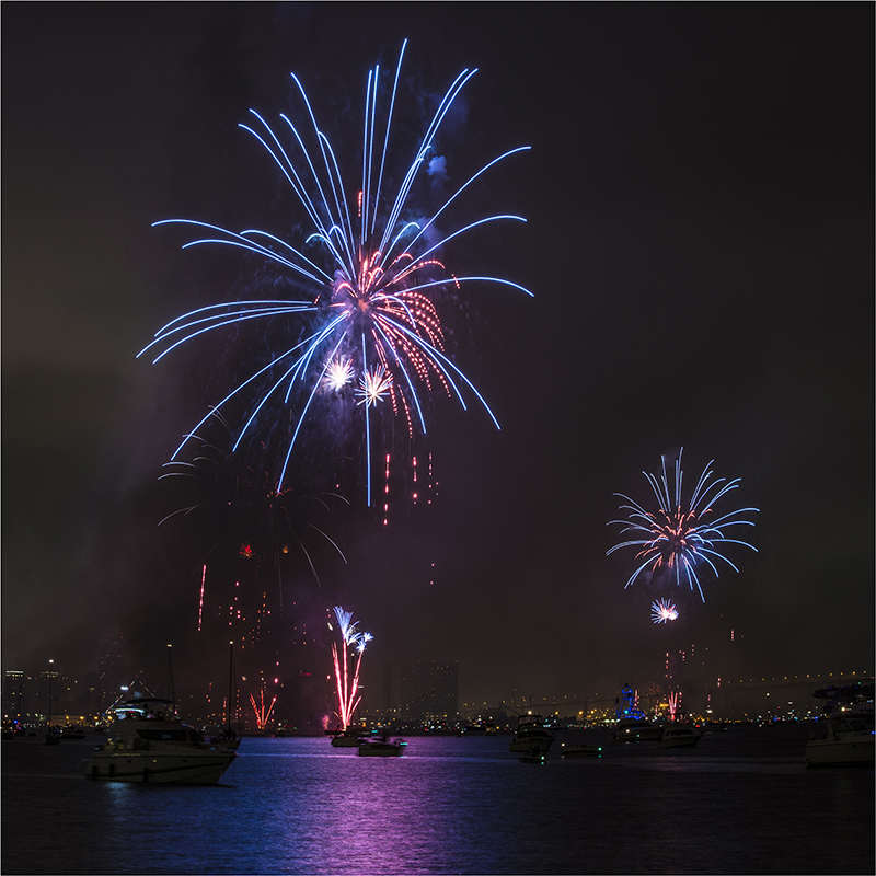 San Diego Bay Fireworks 3