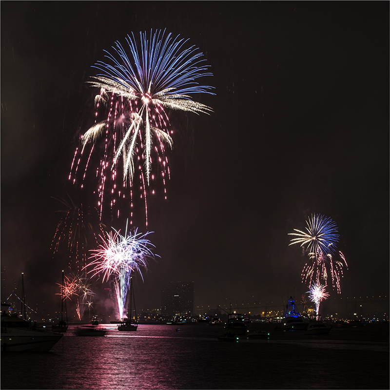 San Diego Bay Fireworks 5