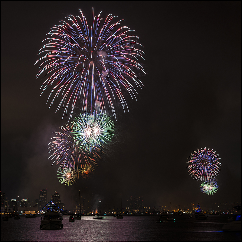 San Diego Bay Fireworks 7