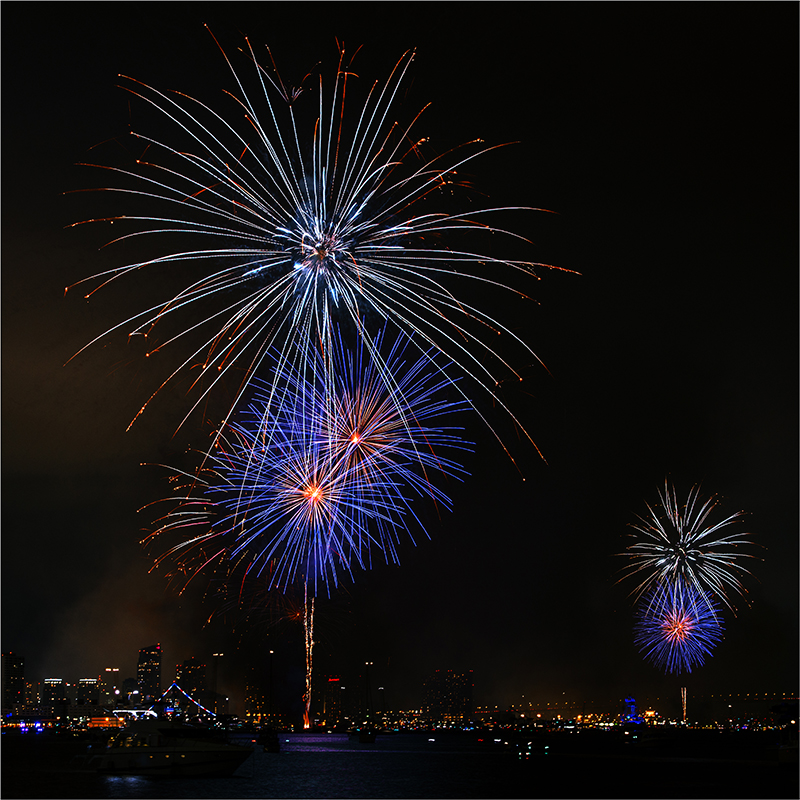 San Diego Bay Fireworks 8