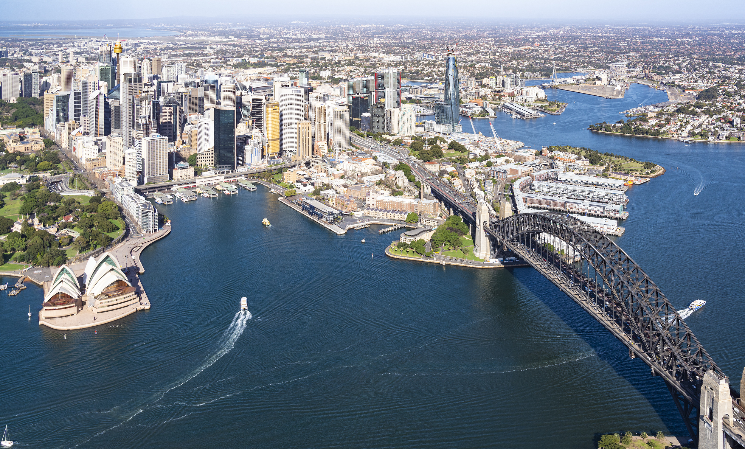 Scenic Flight Sydney CDB , Harbour Bridge and Opera House