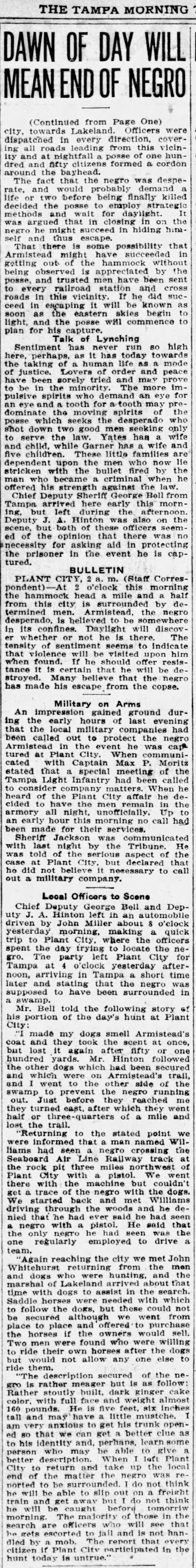 Yates Robert: Plant City 1911 Tribune Pg2