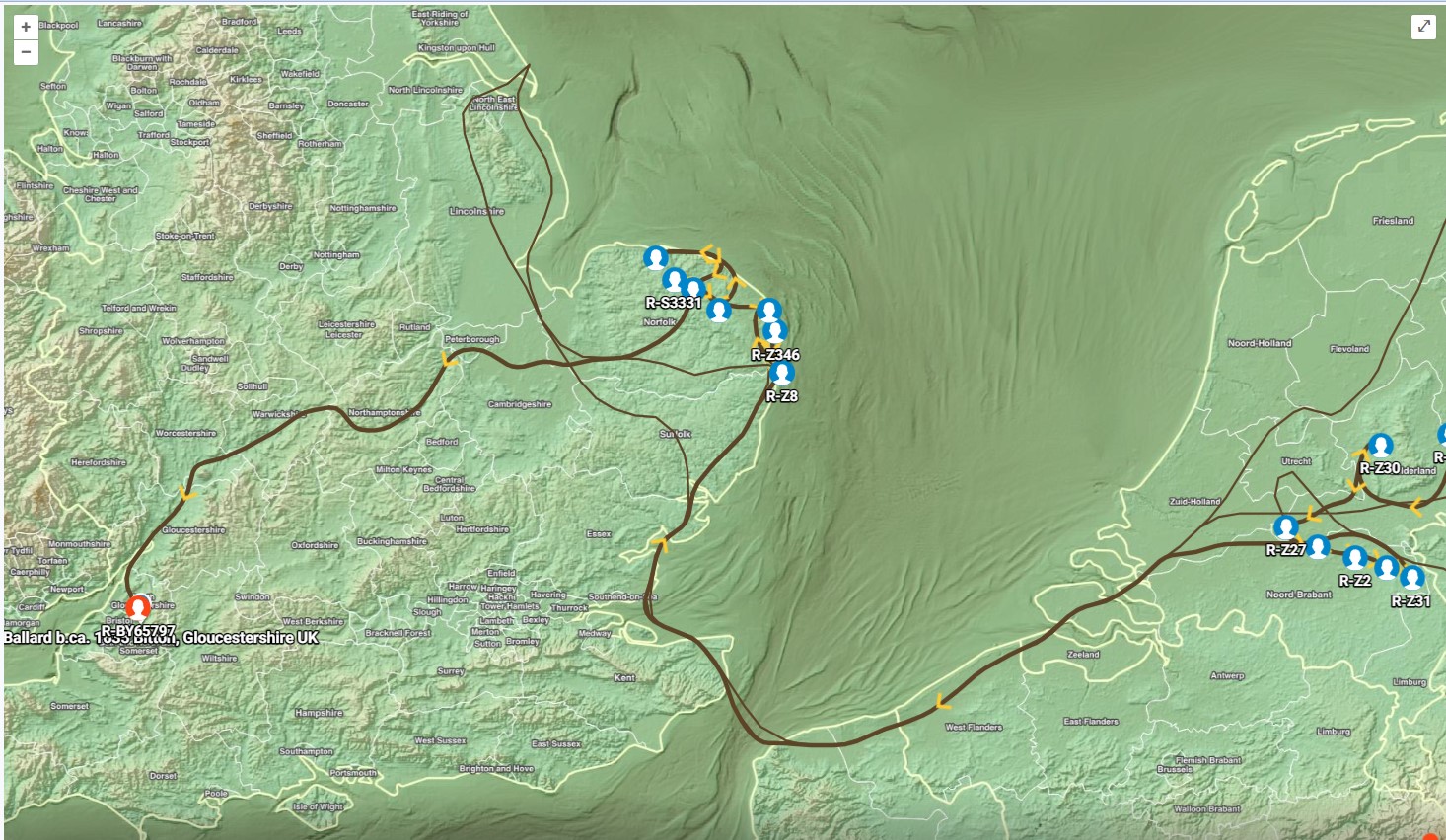 Ballard BigY G2 GlobeTrekker Map
