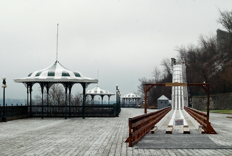 La Terrasse Dufferin et la glissade