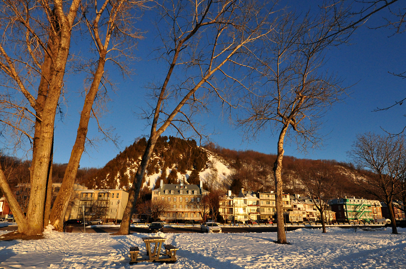 Vue sur le boulevard Champlain