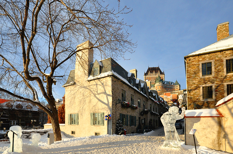Promenade d'hiver au Petit Champlain