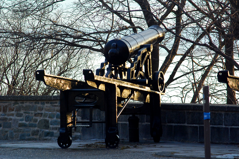 Les canons anglais du parc Montmorency