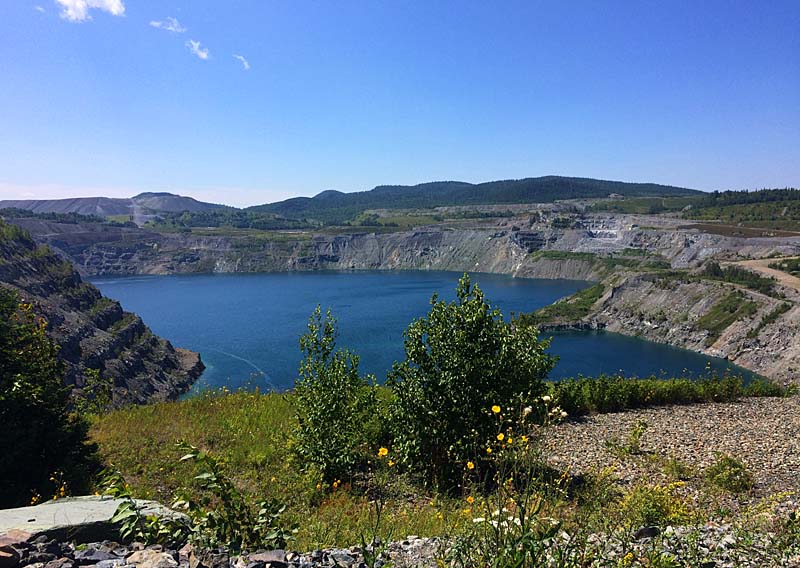 Les mines inondes de Black Lake