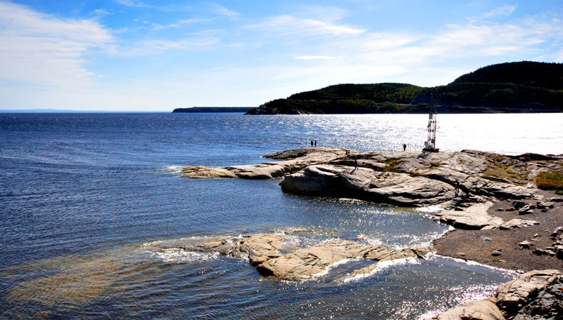 Tadoussac  , l'embouchure