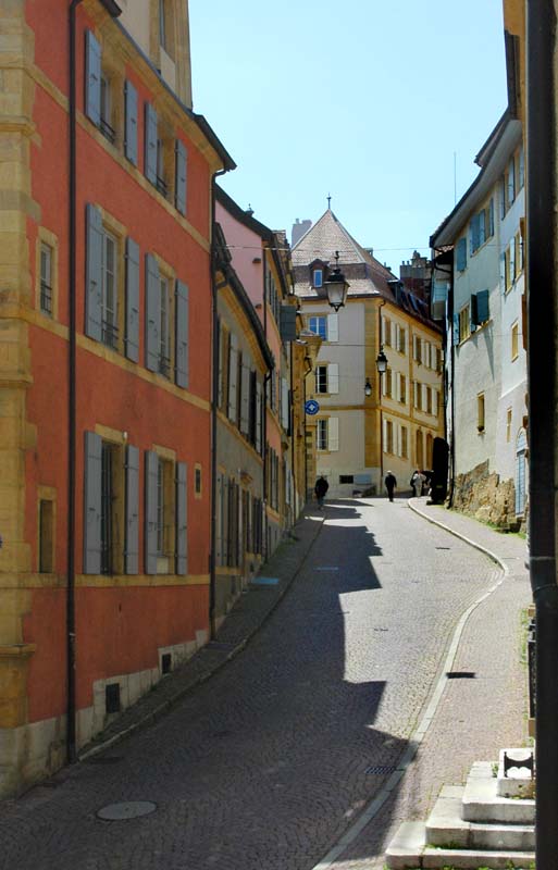 Rue de la vieille ville , Neuchtel