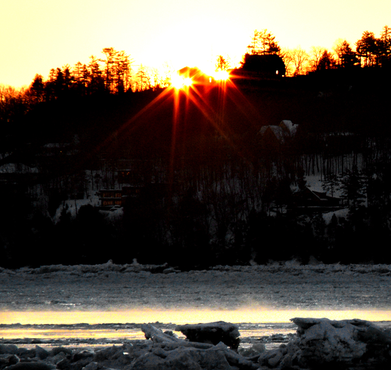 Cap Rouge, premiers rayons par -20 degrs