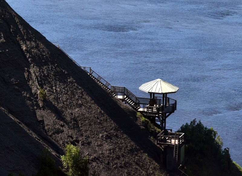 L'escalier coté nord est