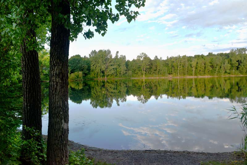Un lac miroir