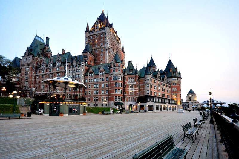 Terrasse Dufferin à l'aube