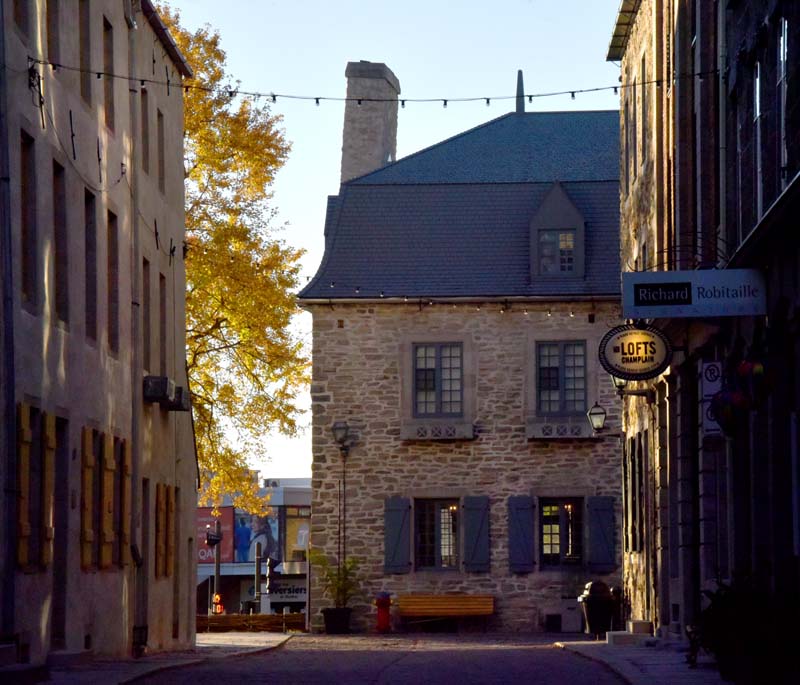 Le bout de la rue St-Pierre